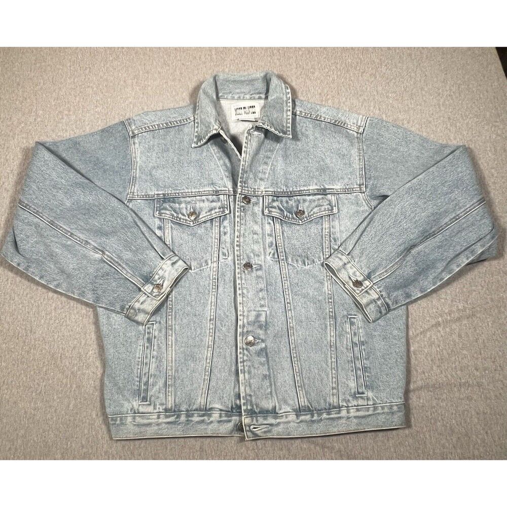 Most Wanted Made On Earth By Humans Denim Jean Jacket “Enjoy Coca Cola” Sz Med